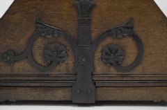 Dr C Dresser, Designed for Benham and Froud, a Rare Gothic Revival Oak Coal Box - Thumbnail 16