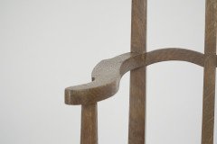 Heals Attr. a Pair of Cotswold School Arts & Crafts Oak Lattice Back Armchairs - Thumbnail 5