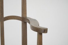 Heals Attr. a Pair of Cotswold School Arts & Crafts Oak Lattice Back Armchairs - Thumbnail 6
