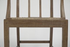 Heals Attr. a Pair of Cotswold School Arts & Crafts Oak Lattice Back Armchairs - Thumbnail 8