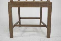 Heals Attr. a Pair of Cotswold School Arts & Crafts Oak Lattice Back Armchairs - Thumbnail 9