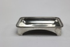 William Hutton Arts & Crafts Pewter Muffin Dish with a Ruskin Jewel to the Lid - Thumbnail 2