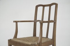 Heals Attr. a Pair of Cotswold School Arts & Crafts Oak Lattice Back Armchairs - Thumbnail 11