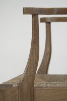 Heals Attr. a Pair of Cotswold School Arts & Crafts Oak Lattice Back Armchairs - Thumbnail 14
