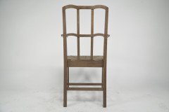 Heals Attr. a Pair of Cotswold School Arts & Crafts Oak Lattice Back Armchairs - Thumbnail 16