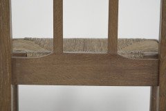 Heals Attr. a Pair of Cotswold School Arts & Crafts Oak Lattice Back Armchairs - Thumbnail 17