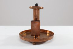 WMF an Aesthetic Movement Copper Chamber Candlestick in theDr. C. Dresser Style - Thumbnail 3