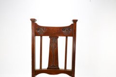 Shapland and Petter. a Top Quality Glasgow School Oak Arts and Crafts Hall Chair - Thumbnail 11