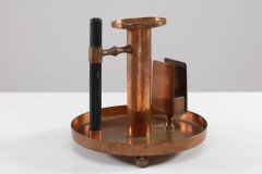WMF an Aesthetic Movement Copper Chamber Candlestick in theDr. C. Dresser Style - Thumbnail 5