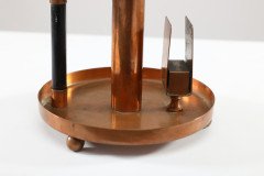 Wmf an Aesthetic Movement Copper Chamber Candlestick in the Dr C Dresser Style - Thumbnail 6