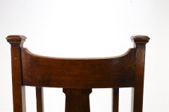 Shapland and Petter. a Top Quality Glasgow School Oak Arts and Crafts Hall Chair - Thumbnail 16
