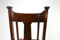 Shapland and Petter. a Top Quality Glasgow School Oak Arts and Crafts Hall Chair - Thumbnail 17