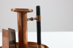 WMF an Aesthetic Movement Copper Chamber Candlestick in theDr. C. Dresser Style - Thumbnail 13