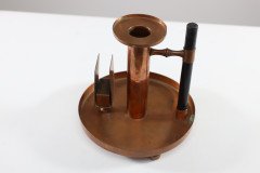 Wmf an Aesthetic Movement Copper Chamber Candlestick in the Dr C Dresser Style - Thumbnail 14
