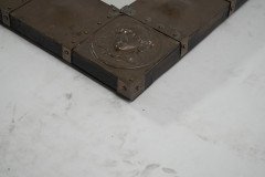 An Art Nouveau Heavy Gage Copper Wall Mirror with Art Nouveau Female Faces to Each Corner - Thumbnail 11
