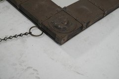 An Art Nouveau Heavy Gage Copper Wall Mirror with Art Nouveau Female Faces to Each Corner - Thumbnail 14