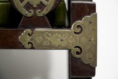A Rare Late 19th-century Japanese Export Square Dining Table with Four Matching Corner Chairs - Thumbnail 25
