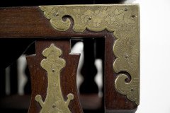 A Rare Late 19th-century Japanese Export Square Dining Table with Four Matching Corner Chairs - Thumbnail 26