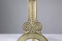Thomas Jeckyll Attri. a Pair of Anglo- Japanese Brass Fire Dogs with Love Birds - Thumbnail 8