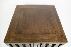 A Rare Late 19th-century Japanese Export Square Dining Table with Four Matching Corner Chairs - Thumbnail 27