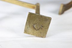 Thomas Jeckyll Attri. a Pair of Anglo- Japanese Brass Fire Dogs with Love Birds - Thumbnail 17