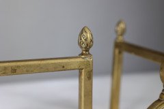 Thomas Jeckyll Attri. a Pair of Anglo- Japanese Brass Fire Dogs with Love Birds - Thumbnail 18