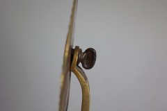 Thomas Jeckyll Attri. a Pair of Anglo- Japanese Brass Fire Dogs with Love Birds - Thumbnail 19