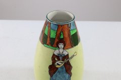 English Wardle and Co ' Stuart' Vase Depicting an Art Nouveau Maiden - Thumbnail 3