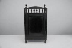 Lewis F Day, Howell, James & Sons Aesthetic Movement Ebonised & Polychrome Clock - Thumbnail 3