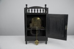 Lewis F Day, Howell, James & Sons Aesthetic Movement Ebonised & Polychrome Clock - Thumbnail 4