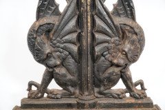 Falkirk, an Aesthetic Movement Cast Iron Stick Stand with Mythical Dragons - Thumbnail 6