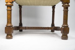 John Pollard Seddon for Seddon and Co. a Gothic Revival Oak Armchair - Thumbnail 9