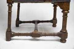John Pollard Seddon for Seddon and Co. a Gothic Revival Oak Armchair - Thumbnail 10