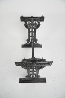 Aesthetic Movement Cast Iron Garden Table with Stylised Floral Details - Thumbnail 13