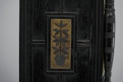 Lewis F Day, Howell, James & Sons Aesthetic Movement Ebonised & Polychrome Clock - Thumbnail 11