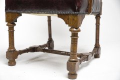John Pollard Seddon for Seddon and Co. a Gothic Revival Oak Armchair - Thumbnail 13