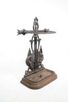 Falkirk, an Aesthetic Movement Cast Iron Stick Stand with Mythical Dragons - Thumbnail 12