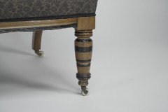 Bruce Talbert, for Gillows an Aesthetic Movement Ebonized & Parcel- Gilt Settee - Thumbnail 17