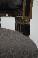 Bruce Talbert, for Gillows an Aesthetic Movement Ebonized & Parcel- Gilt Settee - Thumbnail 10