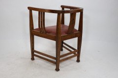E. A. Taylor, attributed. A Good Arts & Crafts Oak Tub Chair - Thumbnail 6