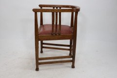 E. A. Taylor, attributed. A Good Arts & Crafts Oak Tub Chair - Thumbnail 7