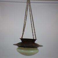 Birmingham Guild of Handicraft. a Rare Arts and Crafts Circular and Copper Light - Thumbnail 4