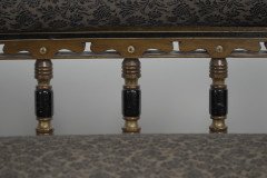Bruce Talbert, for Gillows an Aesthetic Movement Ebonized & Parcel- Gilt Settee - Thumbnail 14