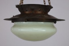 Birmingham Guild of Handicraft. a Rare Arts and Crafts Circular and Copper Light - Thumbnail 5
