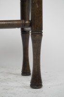 Liberty and Co. a Stained Beech and Leather Thebes Stool. - Thumbnail 9