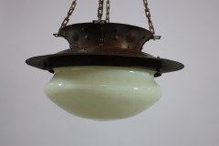 Birmingham Guild of Handicraft. a Rare Arts and Crafts Circular and Copper Light - Thumbnail 8