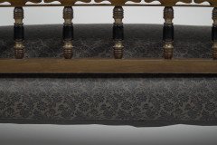Bruce Talbert, for Gillows an Aesthetic Movement Ebonized & Parcel- Gilt Settee - Thumbnail 22