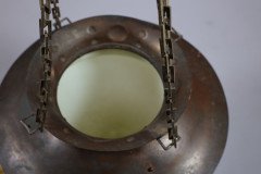 Birmingham Guild of Handicraft. a Rare Arts and Crafts Circular and Copper Light - Thumbnail 9