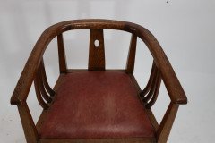 E. A. Taylor Attributed. a Good Arts & Crafts Oak Tub Chair - Thumbnail 13