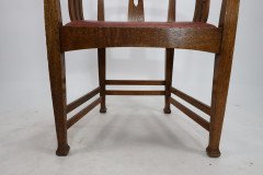 E. A. Taylor, attributed. A Good Arts & Crafts Oak Tub Chair - Thumbnail 14